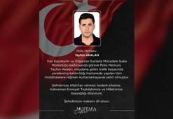 Bakan Çiftçi'den şehit polis memuru Tayfun Akalan için başsağlığı mesaj
