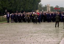 Cumhurbaşkanı Erdoğan ve Devlet Erkanı Anıtkabir'de