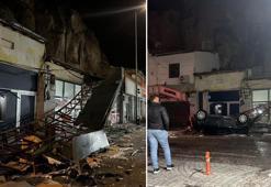 Kayseri’de 50 metre yükseklikten iş yerlerine düşen otomobilin sürücüsü yaralandı
