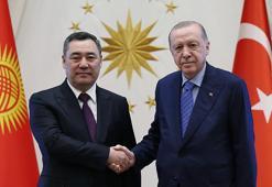 Cumhurbaşkanı Erdoğan, Kırgızistan Cumhurbaşkanı Caparov ile görüştü