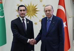 Cumhurbaşkanı Erdoğan, Türkmenistan Devlet Başkanı Berdimuhammedov ile görüştü