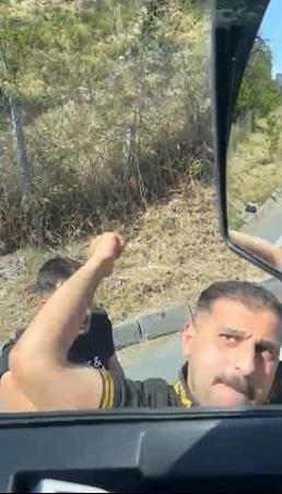 Başakşehirde trafikte tartıştığı TIR şoförüne sandalyeyle saldırdı