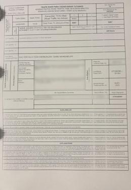 Bakan Uraloğluna trafik cezası