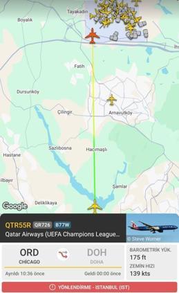 Ülkeler hava sahalarını kapadı, uçaklar İstanbul Havalimanı’na indi