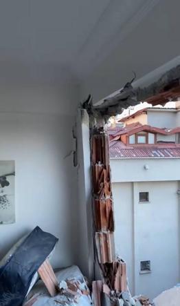 Güngören’de yıkım sırasında hasar gören 6 katlı bina tahliye edildi