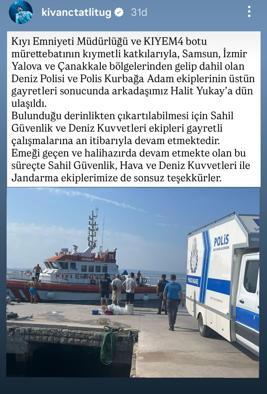 Halit Yukayın cenazesini Deniz Kuvvetleri Komutanlığı dalgıçları çıkaracak