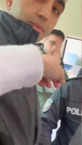 Ataşehirde kadın GBT yapan polisle bekçiye tekme tokat saldırdı