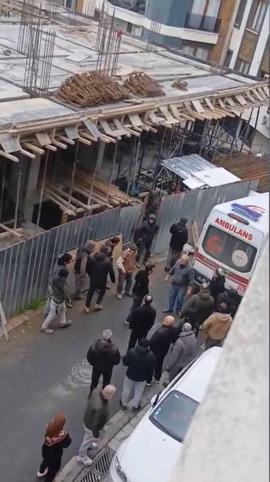 Kağıthane’de inşaatın 1inci katından düşen kalıp ustası öldü
