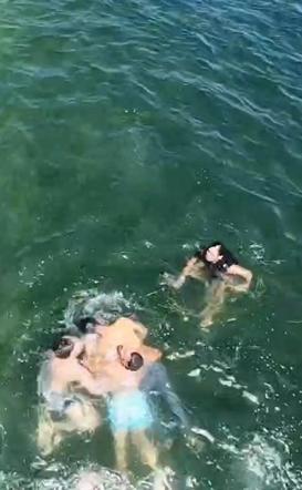 Boğulma tehlikesi geçiren kişi yeri dronla tespit edilip, kurtarıldı