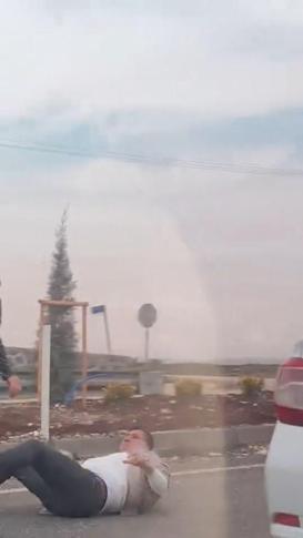 Diyarbakır’da trafikte yol verme kavgası kamerada