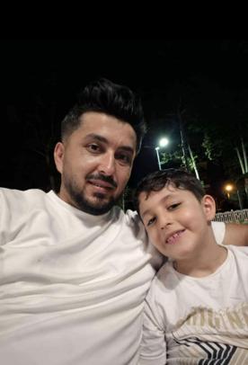 Baba ile oğulun öldüğü kaza güvenlik kamerasında