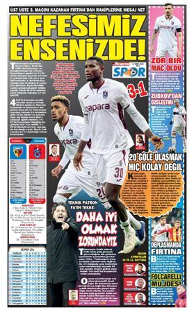 Trabzonspor deplasmanda kazandı, zirve takibini sürdürdü