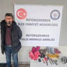 Büyükçekmece’de su sayacı hırsızı suçüstü yakalandı