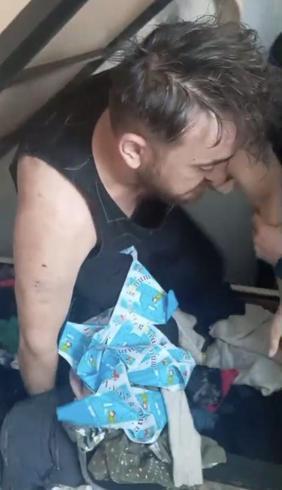 Bazanın altında yakalandı; başım dönüyordu, burada yatıyordum dedi