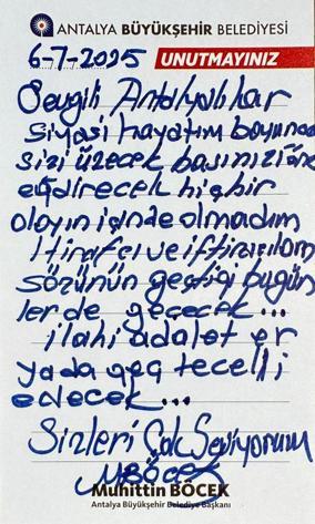 Antalya Büyükşehir Belediye Başkanı Böcekin savcılık ifadesi ortaya çıktı
