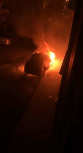 Trafik polisinin aracını kundaklayan sanıkların cezaları yeniden yargılamada azaldı