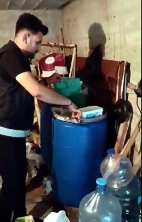 Tekirdağda 174 litre sahte içki ele geçirildi