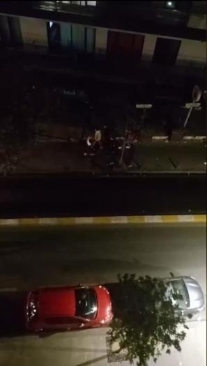 Kağıthane’de başına demir duba fırlattı; o anlar kamerada