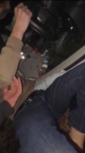 Sarıyer’de otomobil takla attı; mahsur kalan sürücüyü çevrededekiler kurtardı