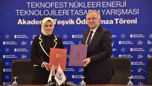 TEKNOFEST Nükleer Enerji Teknolojileri Tasarım Yarışması ödülü, Hacettepe Üniversitesine takdim edildi