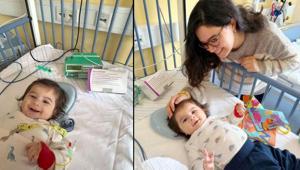 SMAlı Teoman bebek ilacına kavuştu