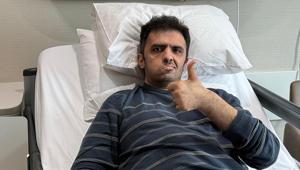 Iraklı felçli gazeteci, Türkiyede yeniden ayağa kalktı