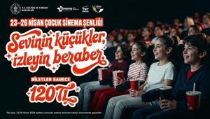 23-26 Nisan tarihlerinde sinema biletleri 120 lira olacak