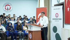 Prof. Dr. Murat Yalçıntaş, İskenderun Teknik Üniversitesinde gençlerle bir araya geldi