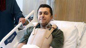 Aortu yırtılan hasta, yapay damarla hayata tutundu