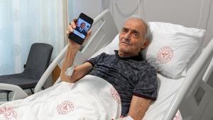 Şehit babasına kapalı yöntemle kalp kapağı değişim