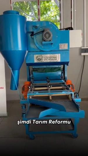 Yangında zarar gören kooperatife makine desteği