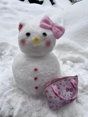 Soğuktan etkilenen buzağını evine getirip, fön makinesi ile kuruttu