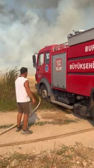 Bursa’da orman yangını