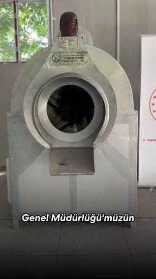 Yangında zarar gören kooperatife makine desteği