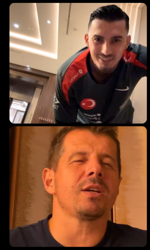 Emre Belözoğlu’na sürpriz doğum günü kutlamaları