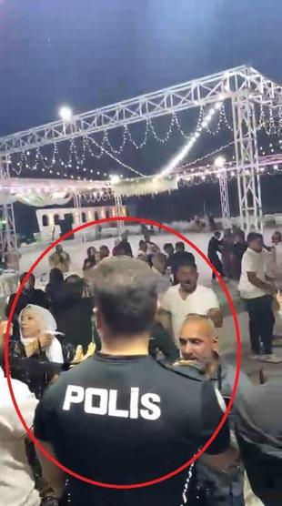 Düğünde silah sıkıldığı ihbarına giden polislerle davetliler arasında arbede