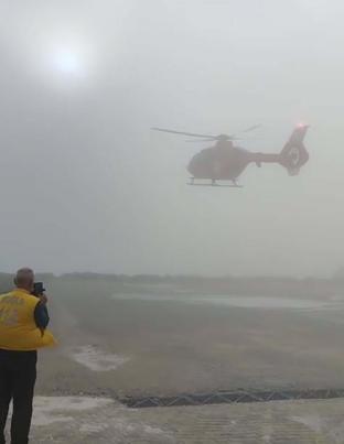 Muğlada hastaneye çarpan ambulans helikopterin enkazı kaldırıldı