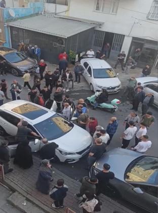 Kağıthane’de taksi şoförünün öldüğü silahlı saldırı sonrası yaşananlar kamerada