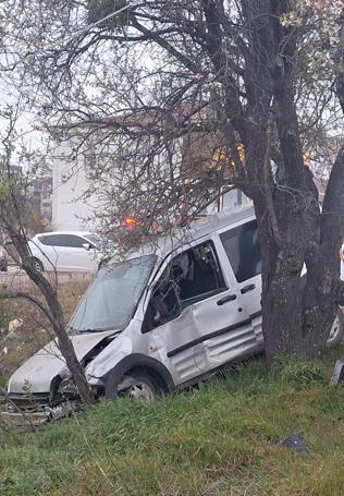 Kırklarelideki zincirleme kazada 5 kişi yaralandı; kaza anı kamerada