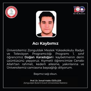 Yurtta cansız bedeni bulunan üniversiteli Doğanın ölüm nedeni belirlenemedi