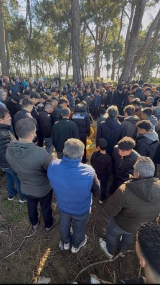 Karne almaya giderken kazada ölen Hasan, toprağa verildi