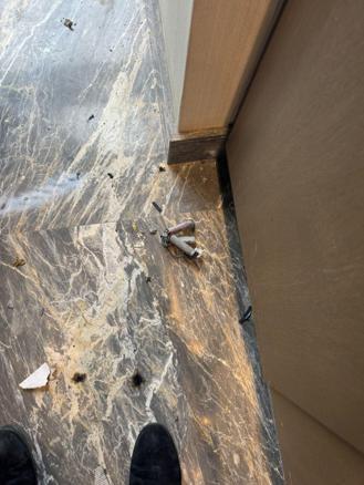 Zeytinburnunda kargo paketinin patlamasının güvenlik kamerası görüntüleri ortaya çıktı