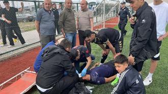 Konya'da amatör lig maçı sonunda saha içinde gerginlik yaşandı: 2 yaralı