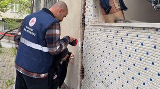 Avcılar'da üç bina tahliye edildikten sonra mühürlendi