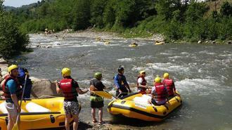 Karadeniz turizminde 'rafting' atağı