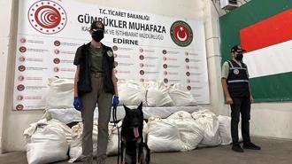 Kapıkule'de 3 TIR'da 179 kilo uyuşturucu ele geçirildi