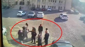 Uzlaşma görüşmesi sonrası tekmeli-yumruklu kavga kamerada