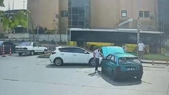 Arnavutköy’de İETT otobüsünden kopan parça istasyondakilerin üzerine savruldu