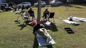 Trabzon'da sıcak havayı fırsat bilenler, yayla ve parklara akın etti