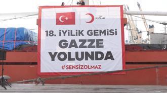 Mersin’den Gazze’ye 18’inci ‘İyilik Gemisi’ yola çıktı